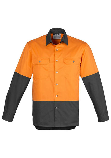 ZW122-Mens Industrial Long Sleeve Shirt