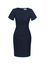 34012-Comfort Wool Stretch Womens Short Sleeve Dress