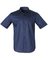 M7110S BARKLEY MENS TAPED SEAM SHORT SLEEVE SHIRT