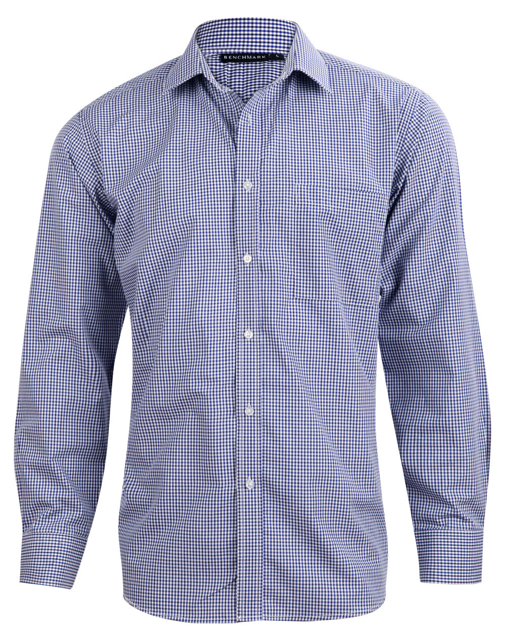 M7320L Men's Multi-Tone Check Long Sleeve Shirt