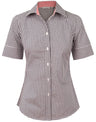 M8330S Ladies' Gingham Check Short Sleeve Shirt