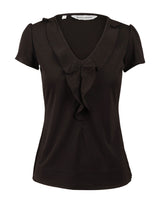 M8820 Women's Ruffle Front Blouse