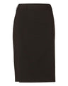 M9470 Women's Wool Blend Stretch Mid Length Lined Pencil Skirt