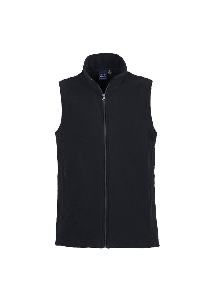 PF905-Ladies Plain Micro Fleece Vest