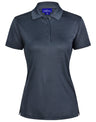 PS88 BAMBOO CHARCOAL CORPORATE SHORT SLEEVE POLO Ladies