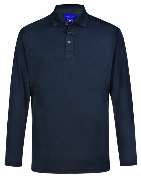 PS89 LUCKY BAMBOO LONG SLEEVE POLO Mens