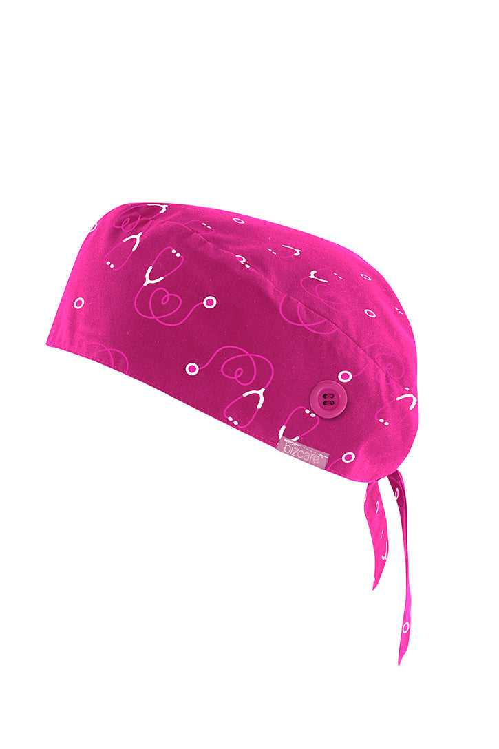 CSC246U-Printed Unisex Scrub Cap