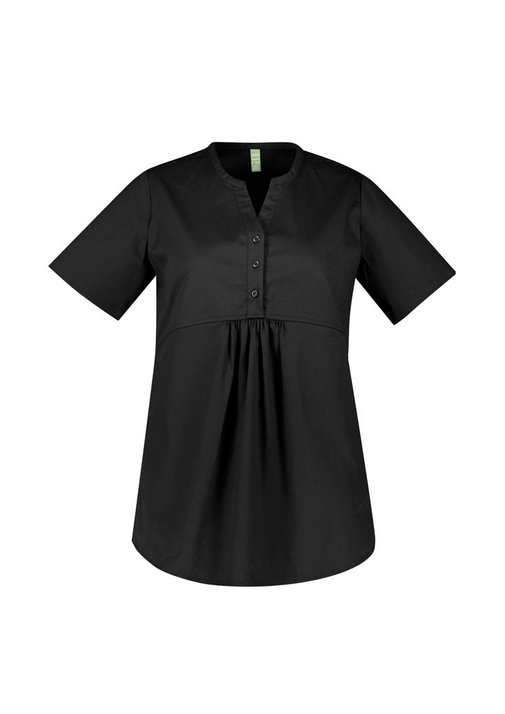 CST243LS-Rose Womens Tunic Scrub Top