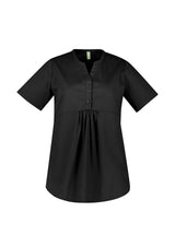 CST243LS-Rose Womens Tunic Scrub Top