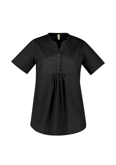 CST243LS-Rose Womens Tunic Scrub Top