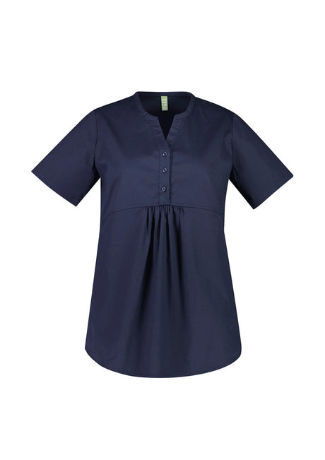 CST243LS-Rose Womens Tunic Scrub Top