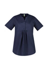 CST243LS-Rose Womens Tunic Scrub Top