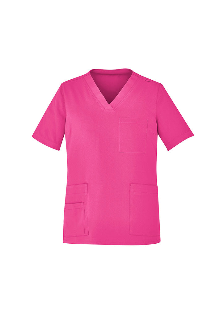 CST250US-UNISEX V-NECK SCRUB TOP