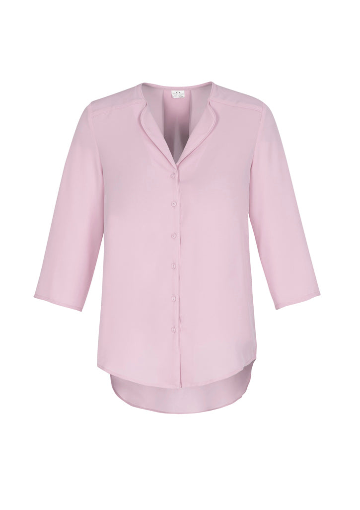 S015LT-Lily Ladies Longline Blouse