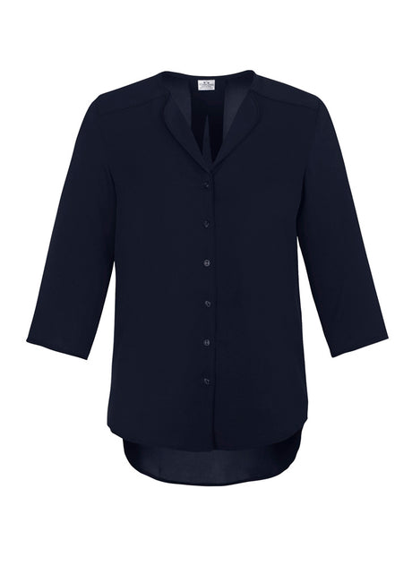 S015LT-Lily Ladies Longline Blouse