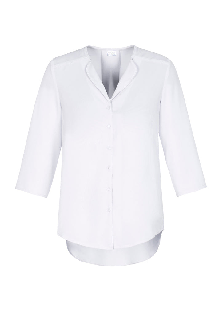 S015LT-Lily Ladies Longline Blouse