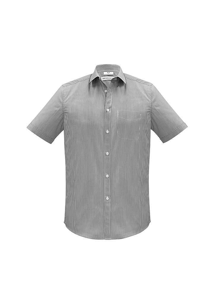 S812MS-Mens Euro Short Sleeve Shirt