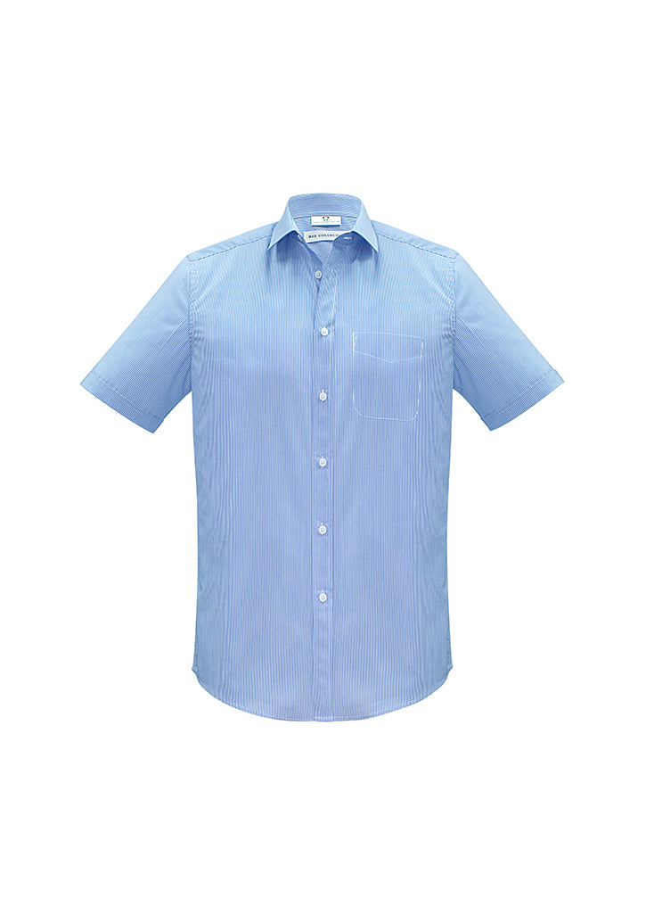 S812MS-Mens Euro Short Sleeve Shirt