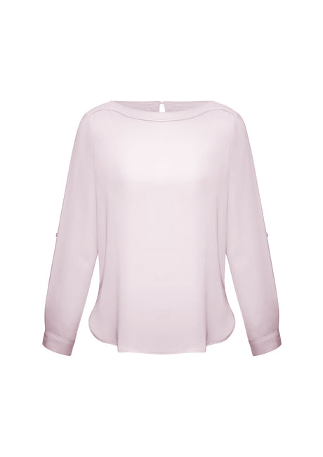 S828LL-Ladies Madison Boatneck Blouse