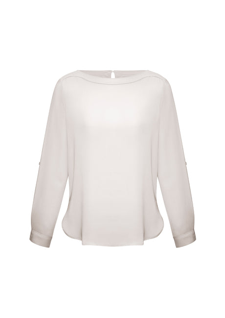 S828LL-Ladies Madison Boatneck Blouse