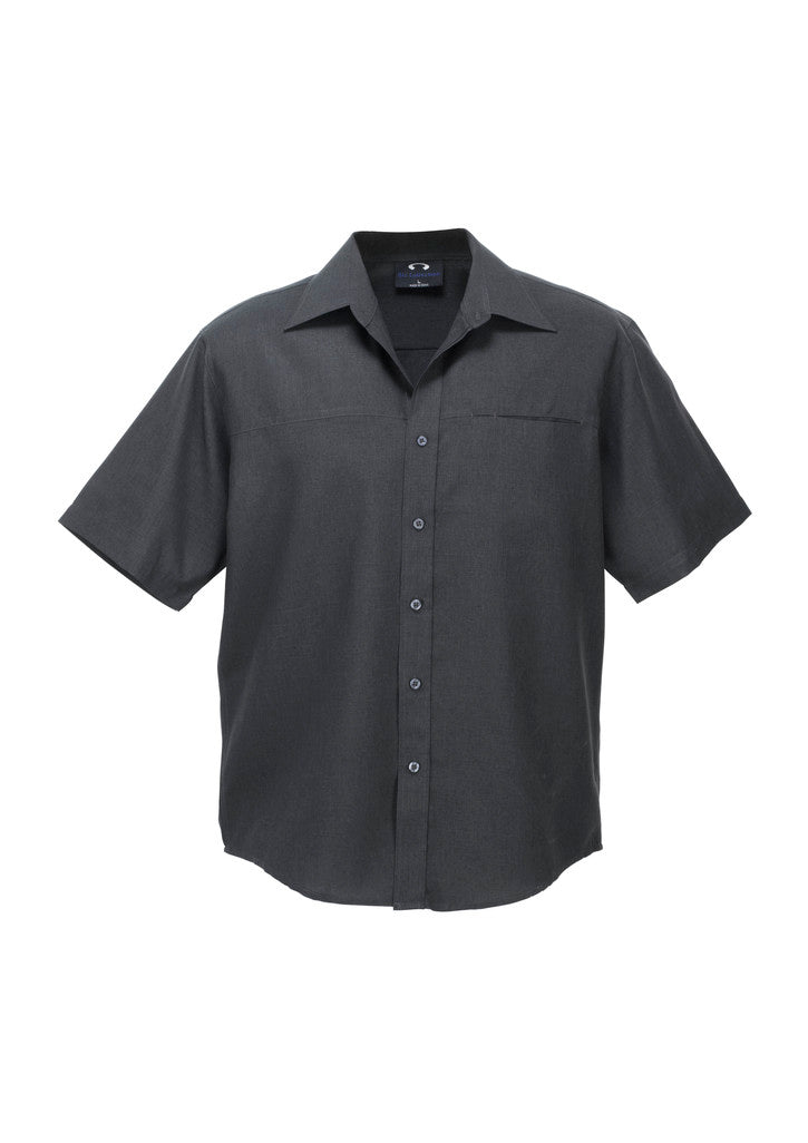 SH3603-Mens Plain Oasis Short Sleeve Shirt