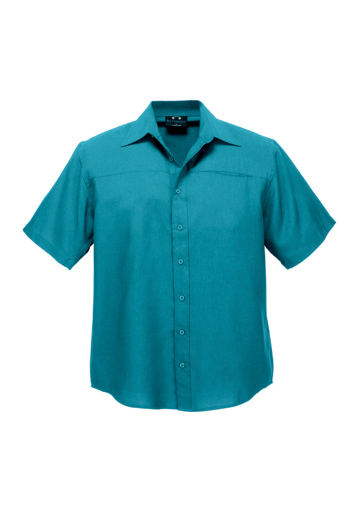 SH3603-Mens Plain Oasis Short Sleeve Shirt