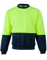 SW09 HI-VIS TWO TONE CREW NECK