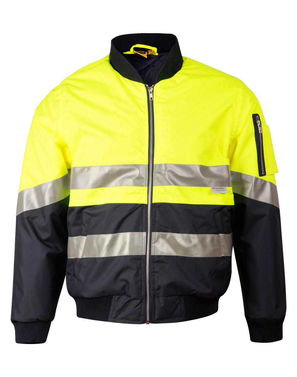 AIW SW16A HI-VIS TWO TONE FLYING JACKET WITH 3M TAPES