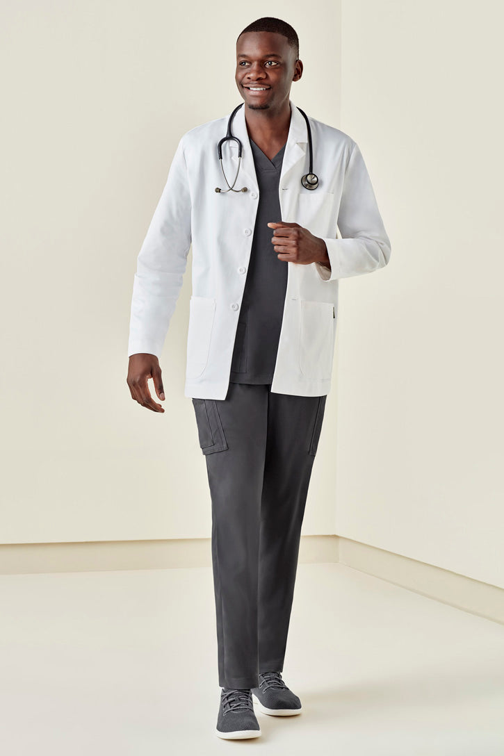 CC144MC-Hope Mens Cropped Lab Coat