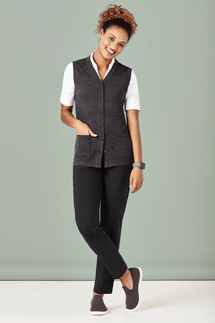 Women's Button Front Vest 