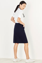 CL956LS-Comfort Womens Waist Cargo Skirt