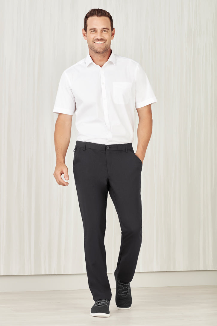 CL958ML-Comfort Mens Waist Flat Front Pant