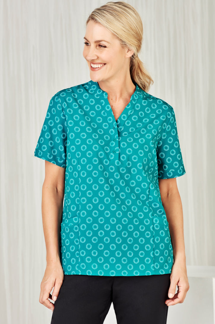 CS950LS-Florence Womens Daisy Print Tunic