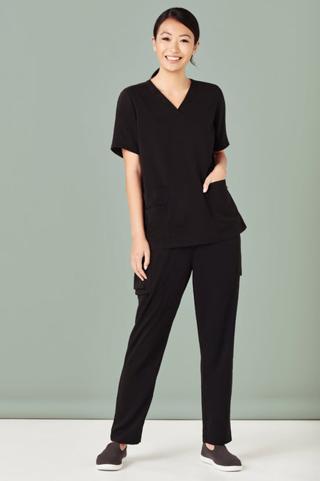 CSP943LL-Avery Womens Multi-Pockets Slim Leg Pant