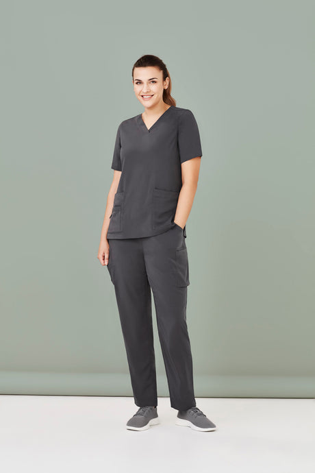 Women's V-Neck Scrub Top 