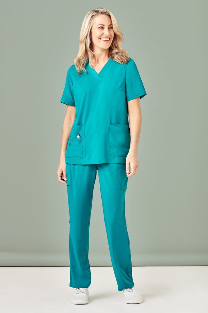 Women's V-Neck Scrub Top 