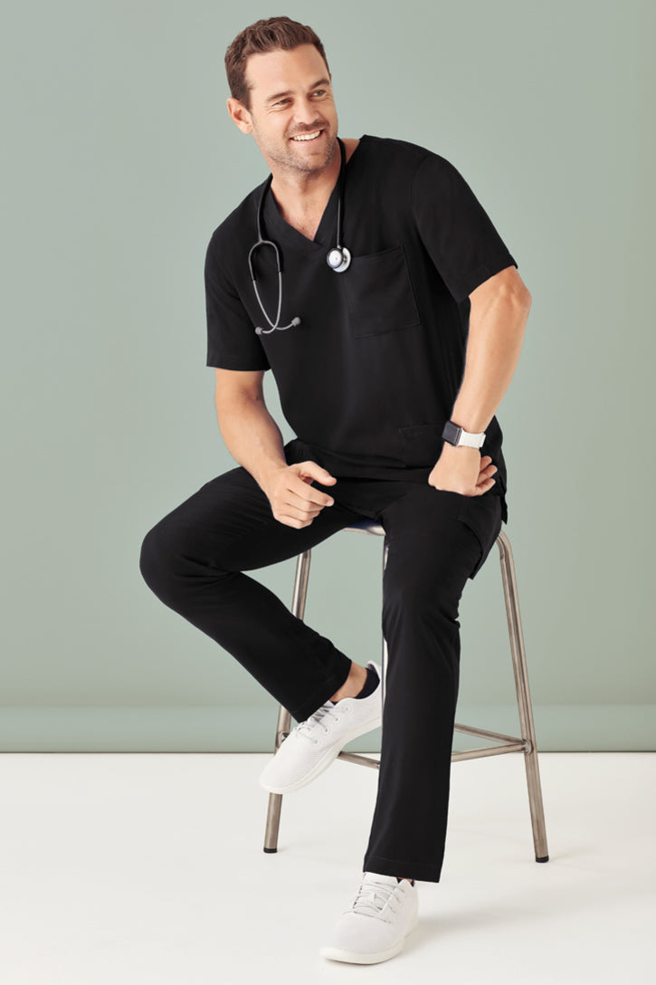 CST945MS-Avery Mens V-Neck Scrub Top