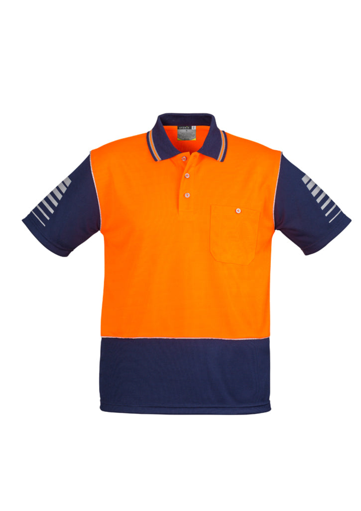 ZH236-Mens Hi Vis Zone Polo