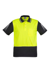 ZH236-Mens Hi Vis Zone Polo