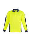 ZH238-Mens Hi Vis Squad L/S Polo