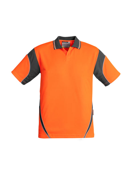 ZH248-Mens Hi Vis Aztec Polo - Short Sleeve