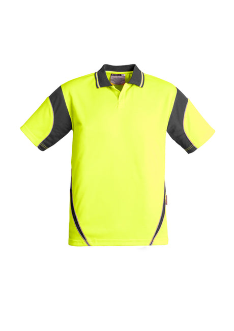 ZH248-Mens Hi Vis Aztec Polo - Short Sleeve