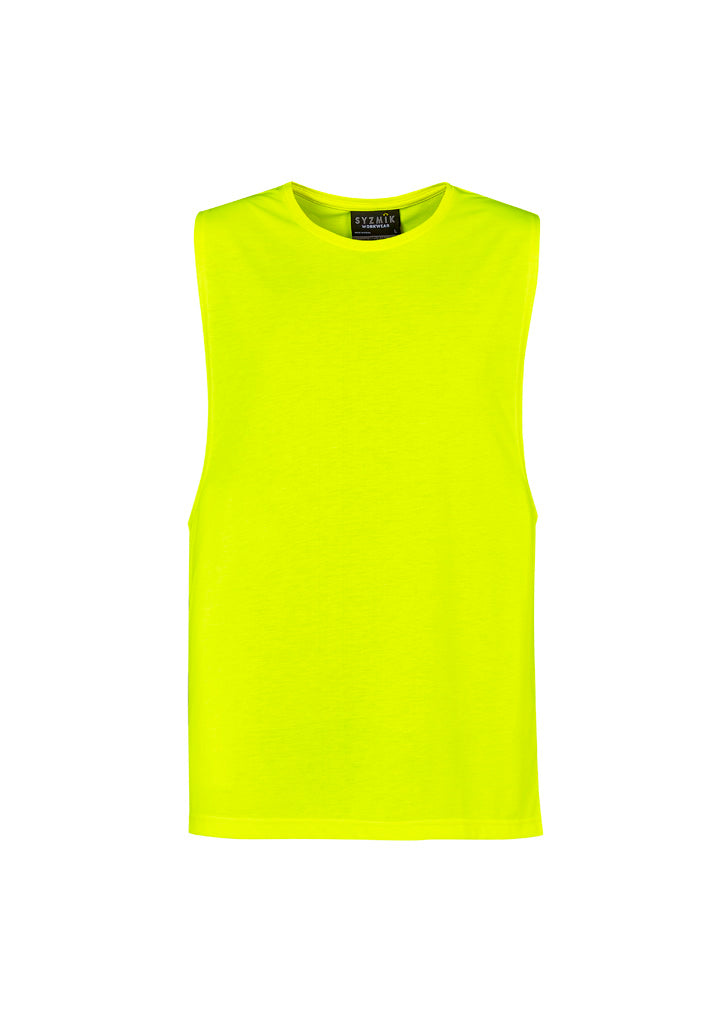 ZH297-Mens His Vis Sleeveless Tee