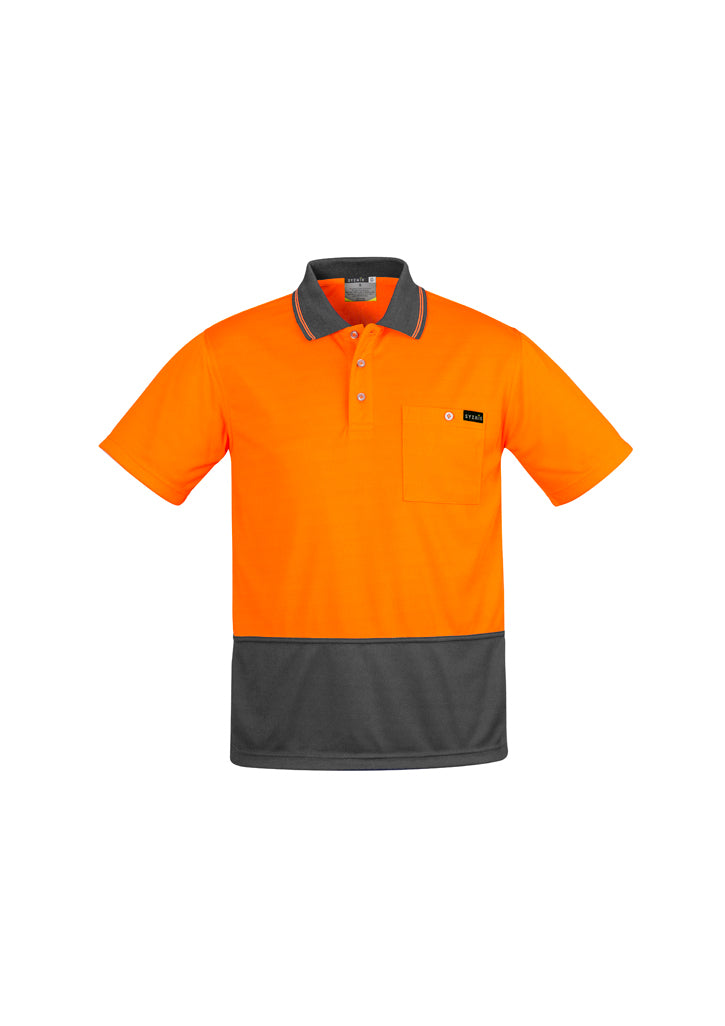 ZH415-Mens Comfort Back S/S Polo