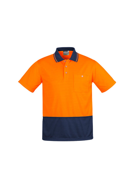 ZH415-Mens Comfort Back S/S Polo