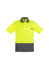 ZH415-Mens Comfort Back S/S Polo