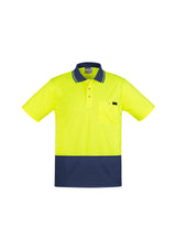 ZH415-Mens Comfort Back S/S Polo