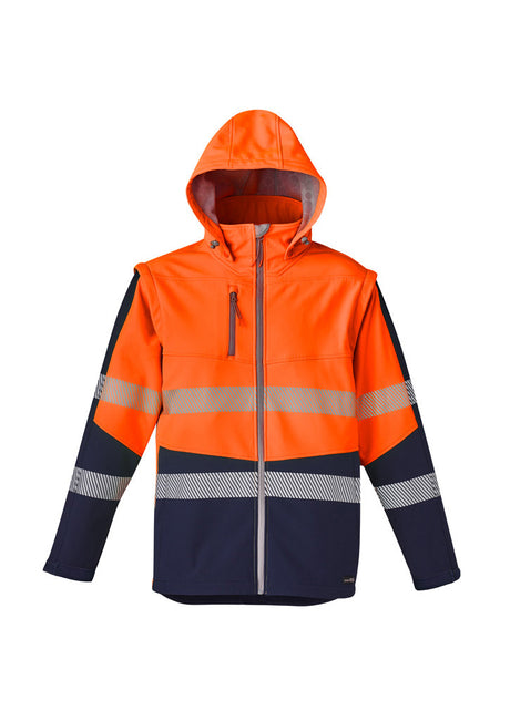 ZJ453-Unisex 2 in 1 Stretch Softshell Taped Jacket
