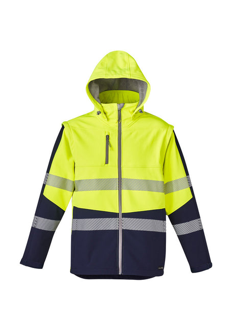ZJ453-Unisex 2 in 1 Stretch Softshell Taped Jacket