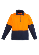 ZT460-Unisex Hi Vis 1/2 Zip Polar Fleece Pullover